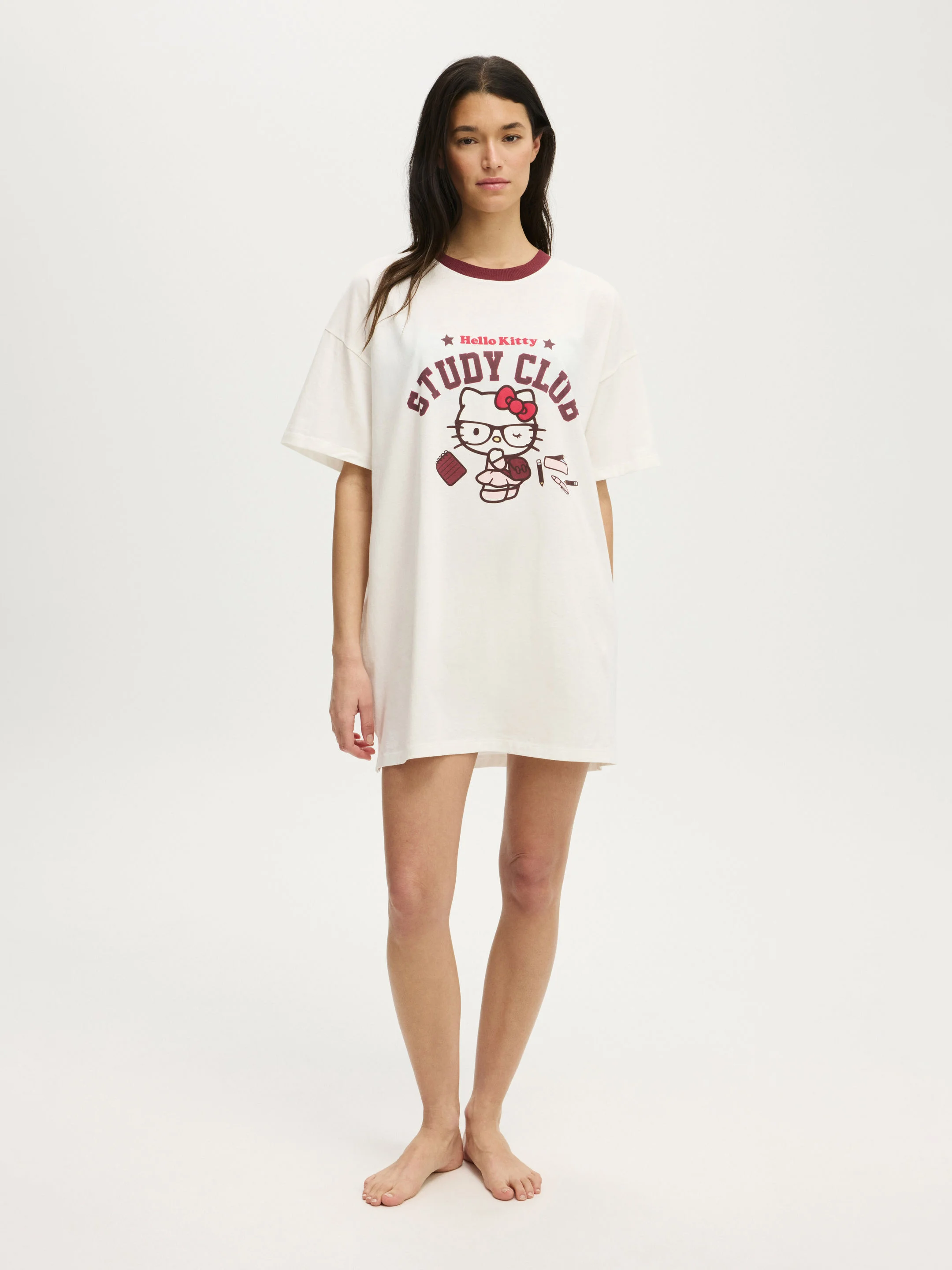COTTON ON BODY Áo Thun Có Họa Tiết Nữ-90S Graphic T-Shirt Nightie