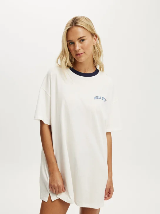 COTTON ON BODY Áo Thun Có Họa Tiết Nữ - 90S Graphic T-Shirt Nightie