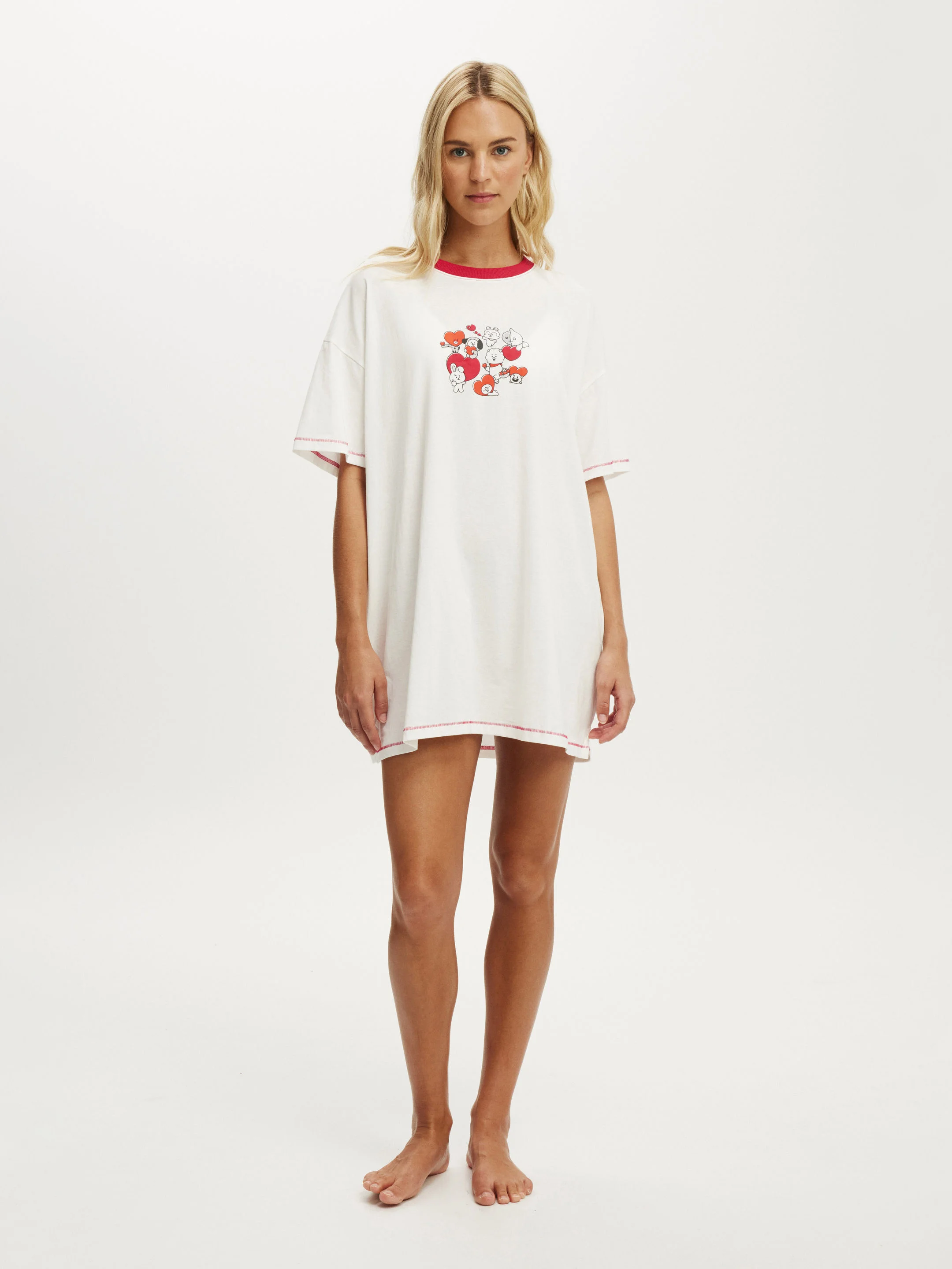 COTTON ON BODY Áo Thun Có Hoạ Tiết Nữ - 90S Graphic T-Shirt Nightie