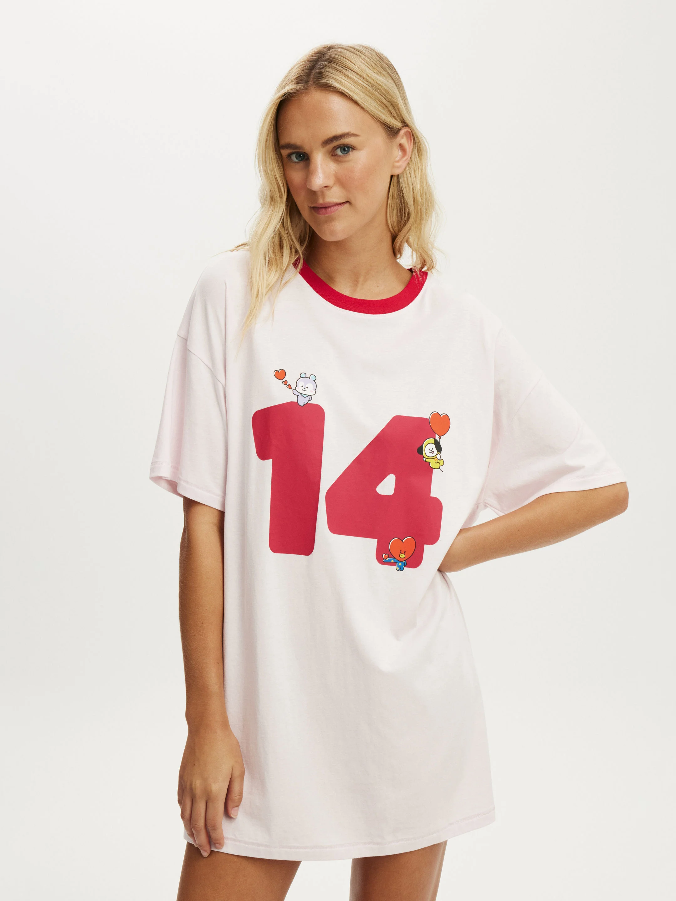 COTTON ON BODY Áo Thun Có Hoạ Tiết Nữ - 90S Graphic T-Shirt Nightie