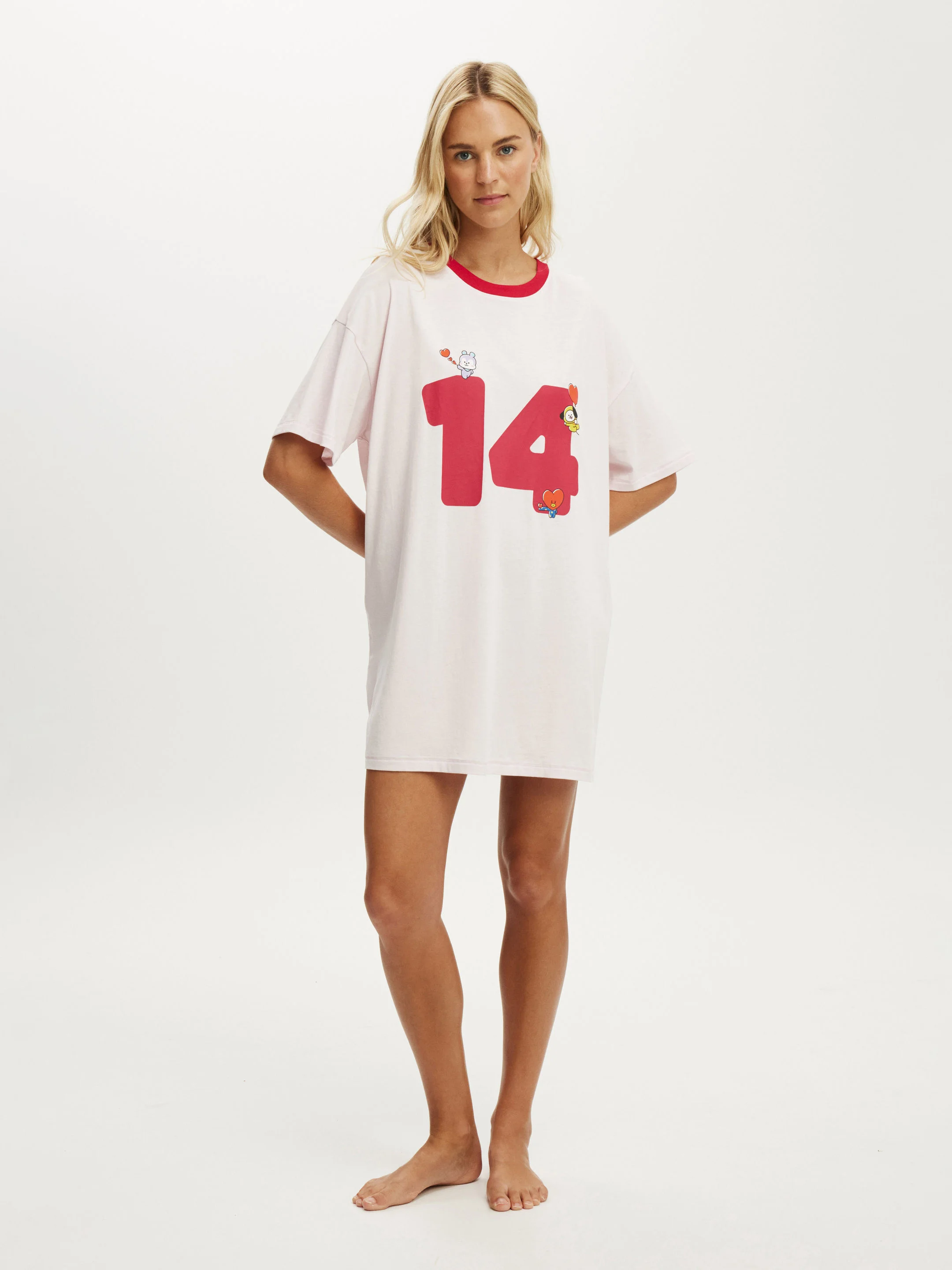 COTTON ON BODY Áo Thun Có Hoạ Tiết Nữ - 90S Graphic T-Shirt Nightie