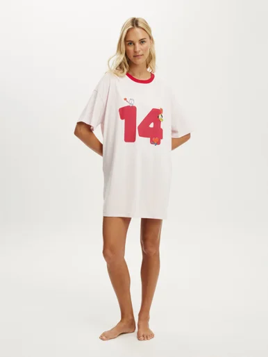 COTTON ON BODY Áo Thun Có Hoạ Tiết Nữ - 90S Graphic T-Shirt Nightie