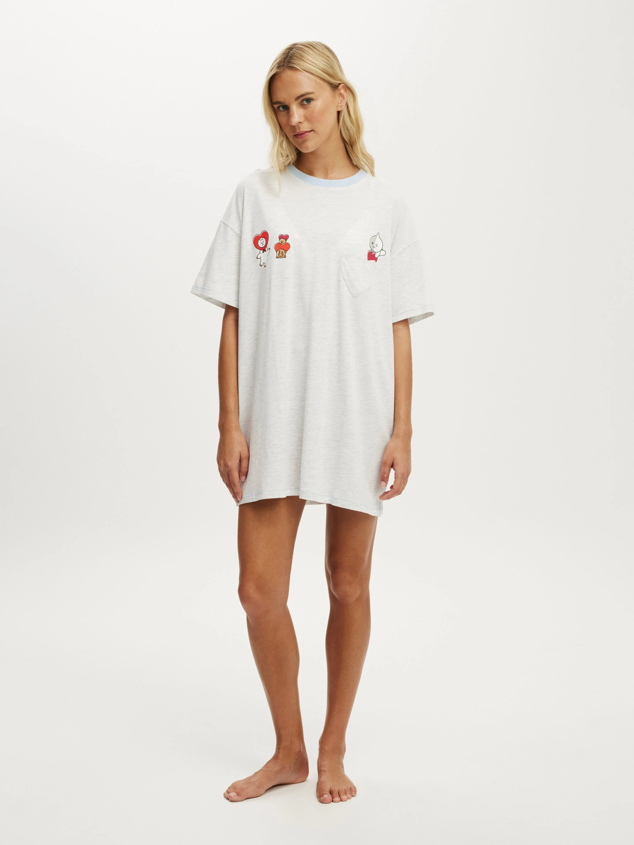 COTTON ON BODY Áo Thun Có Hoạ Tiết Nữ - 90S Graphic T-Shirt Nightie