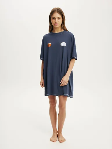 COTTON ON BODY Áo Thun Có Họa Tiết Nữ-90S Graphic T-Shirt Nightie
