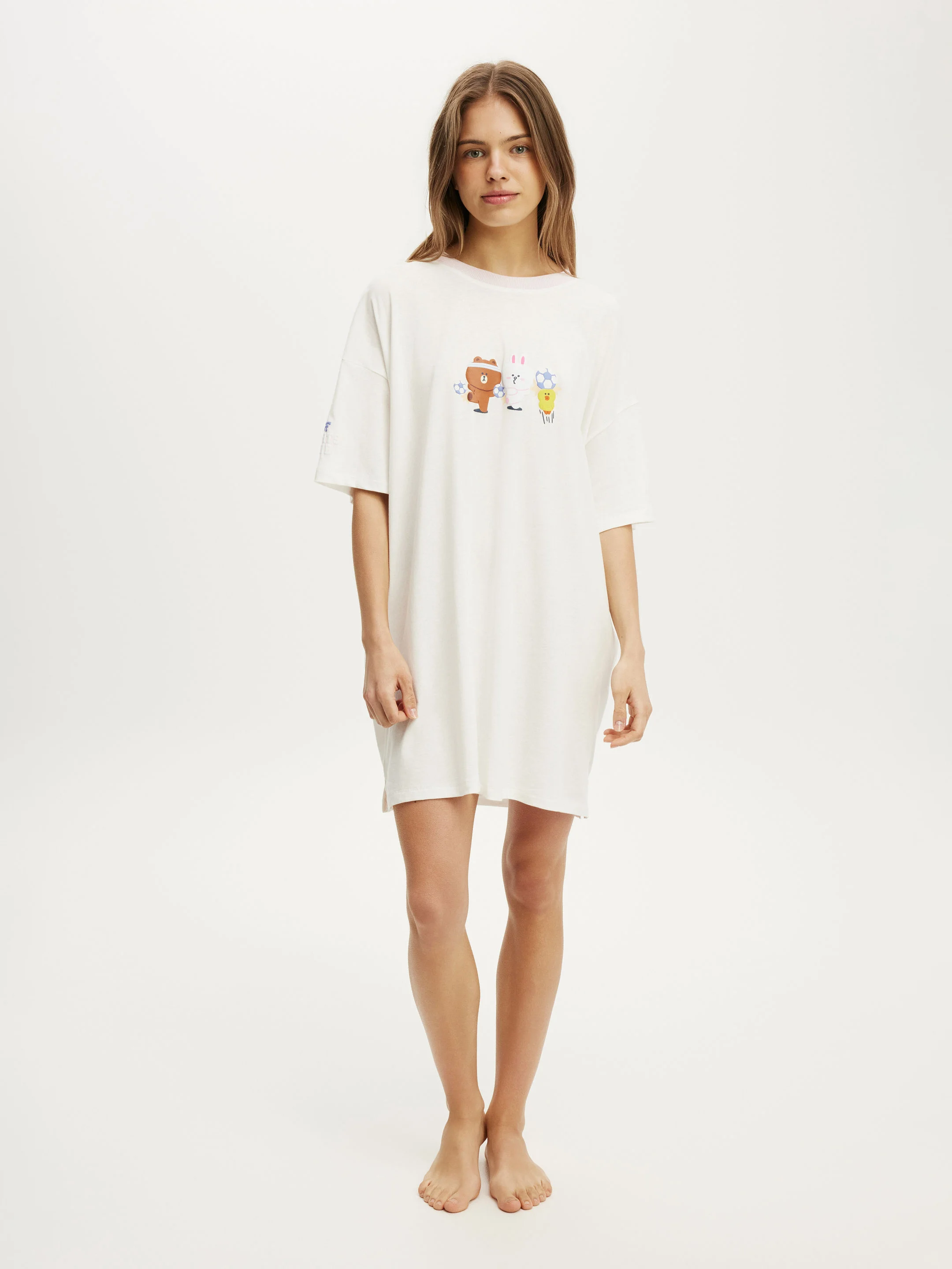 COTTON ON BODY Áo Thun Có Họa Tiết Nữ-90S Graphic T-Shirt Nightie