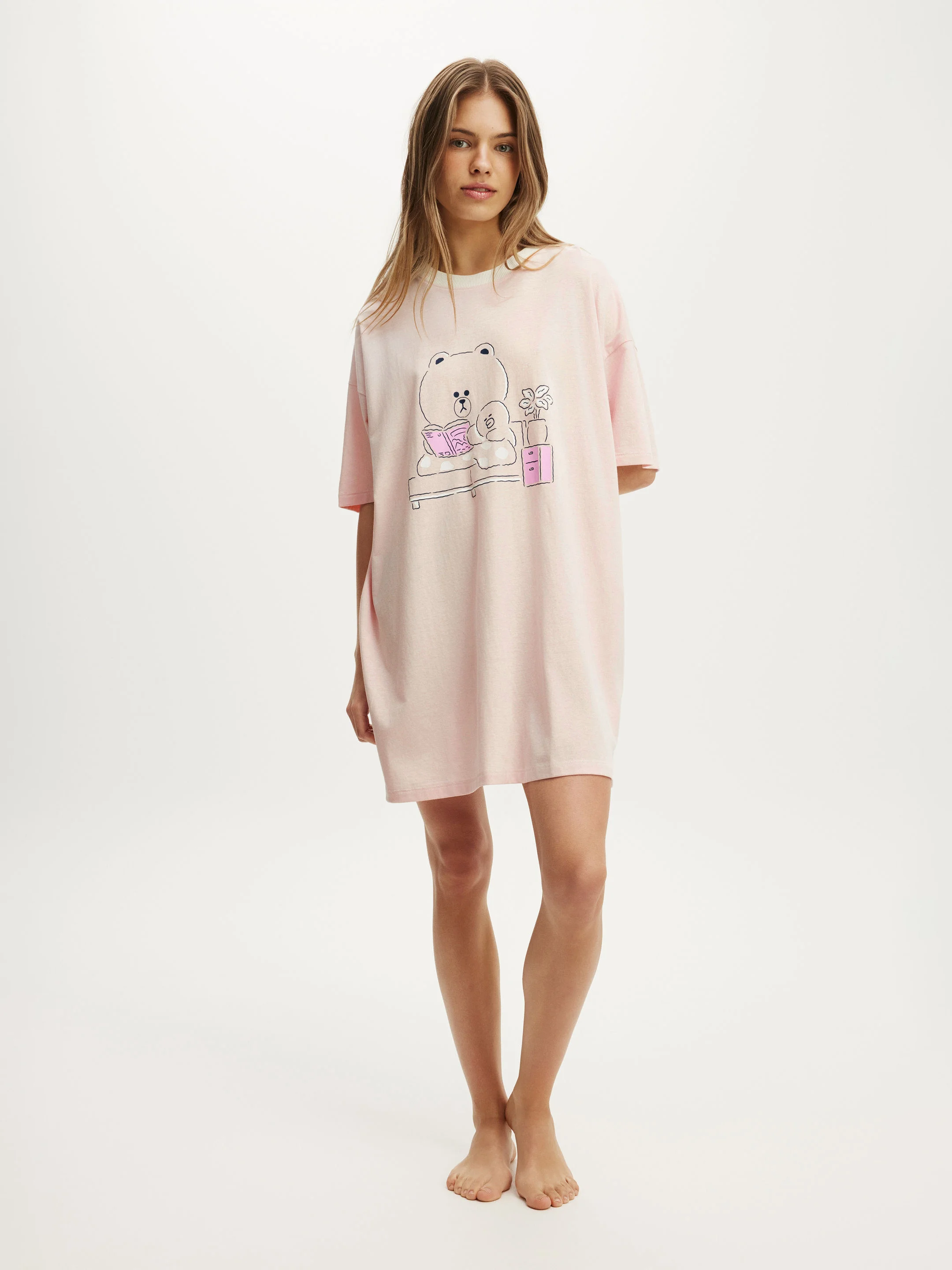 COTTON ON BODY Áo Thun Có Họa Tiết Nữ-90S Graphic T-Shirt Nightie