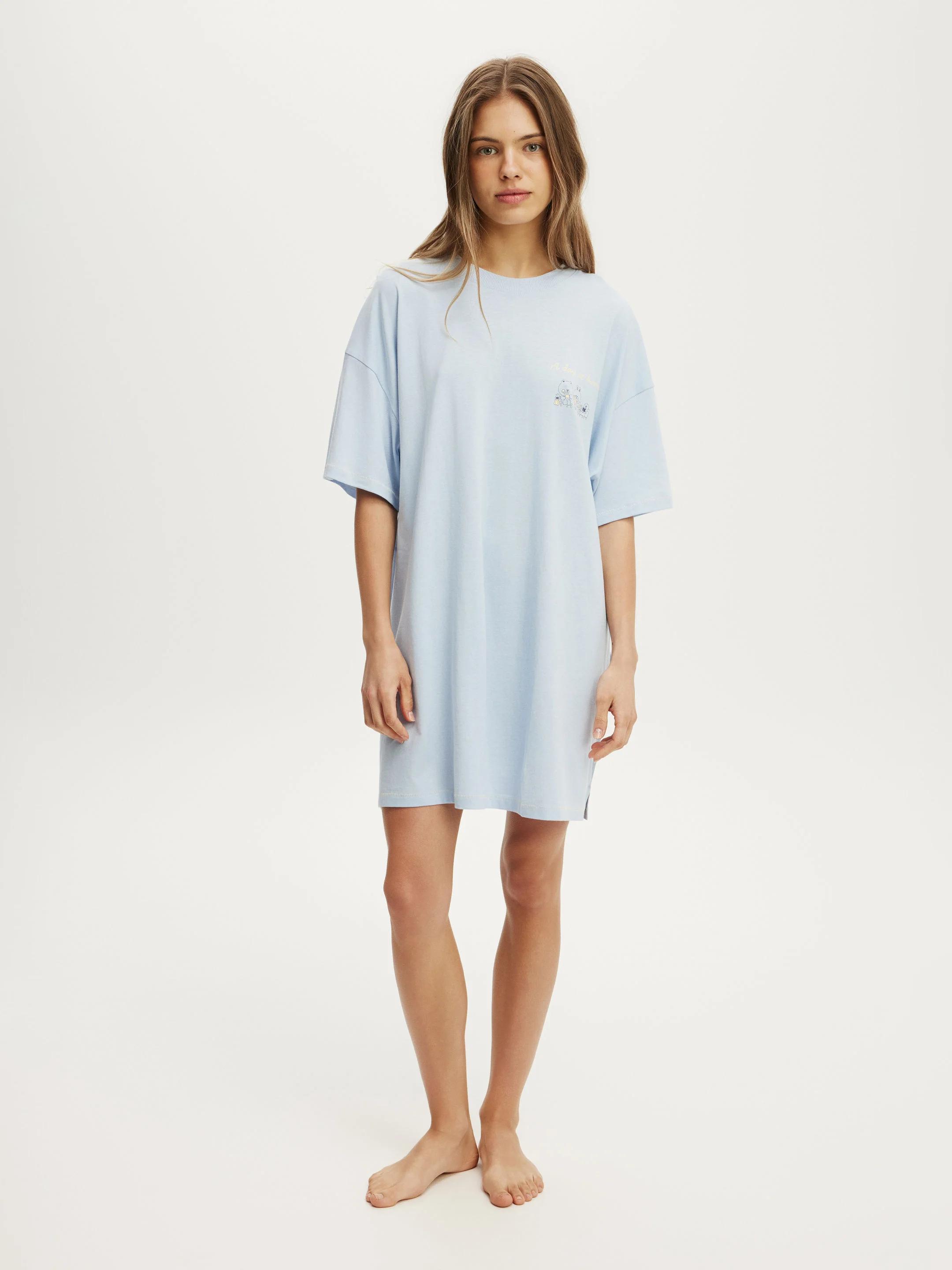 COTTON ON BODY Áo Thun Có Họa Tiết Nữ-90S Graphic T-Shirt Nightie