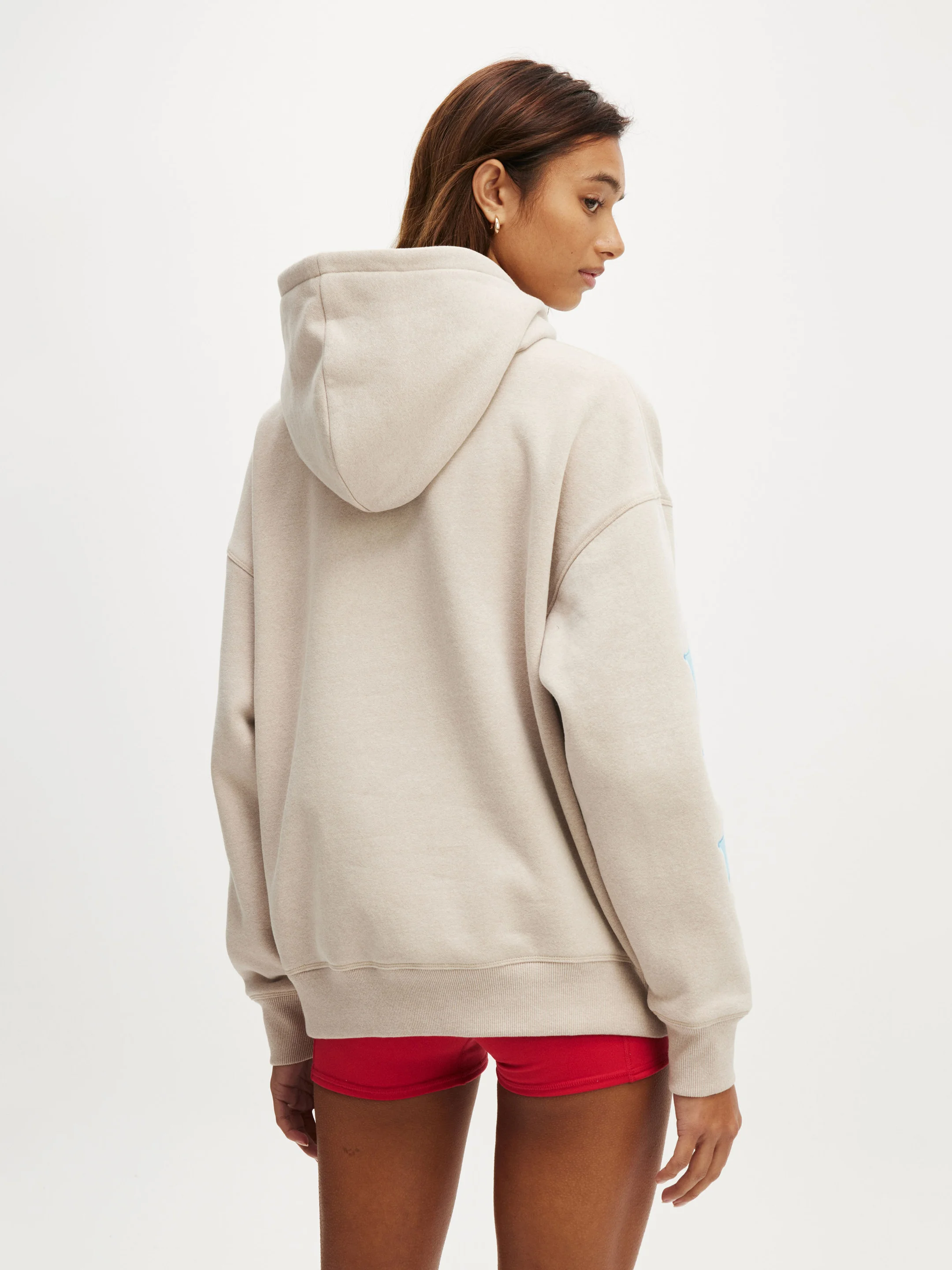 COTTON ON BODY Áo Chui Đầu Có Nón Nữ-Plush Premium Graphic Hoodie