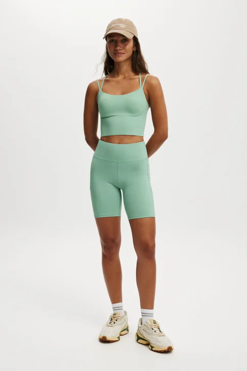 COTTON ON BODY Quần Ngắn Thể Thao Nữ-Ultra Luxe Mesh Pocket Bike Short