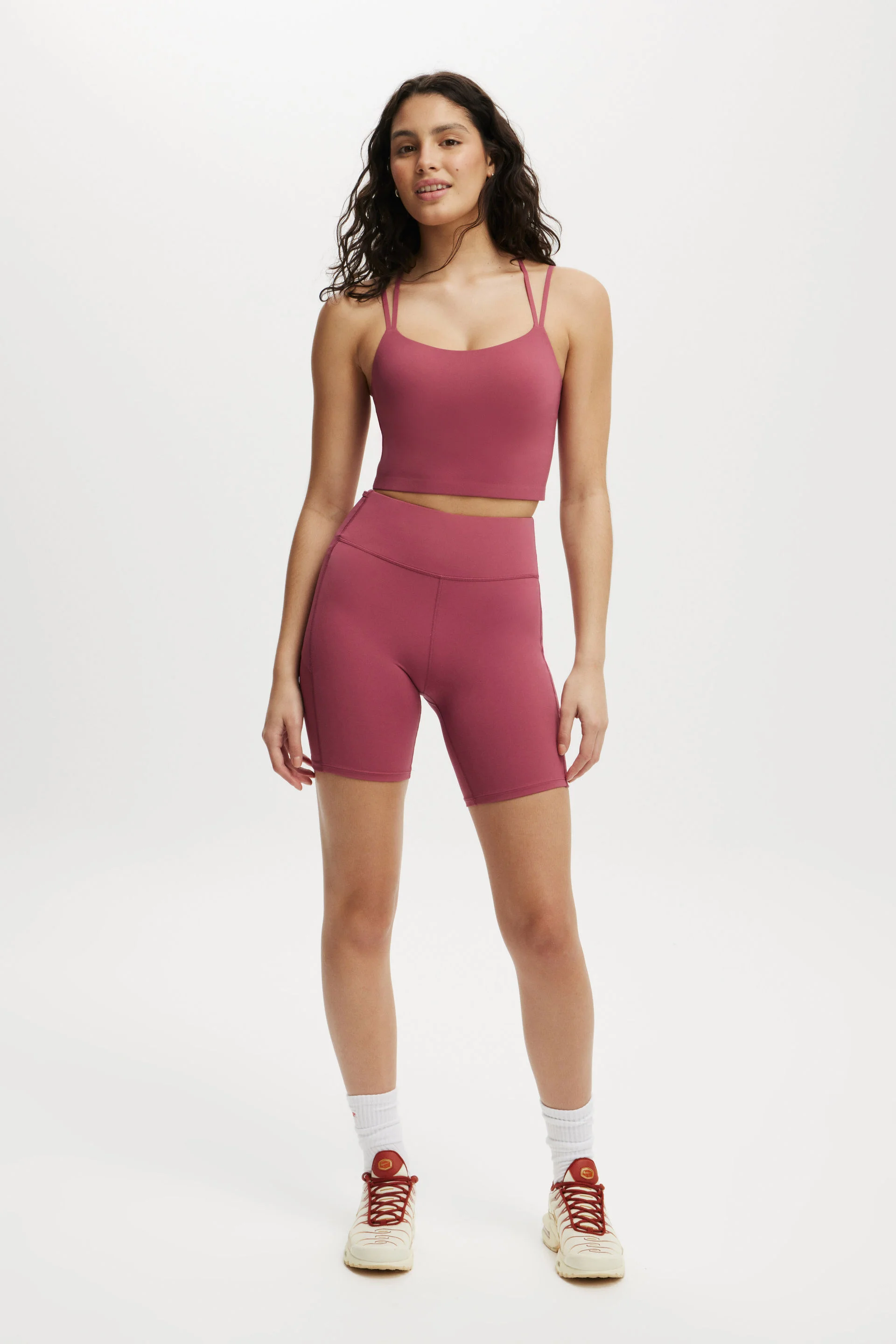 COTTON:ON BODY Quần Thun Ngắn Thể Thao Nữ-Ultra Luxe Mesh Pocket Bike Short