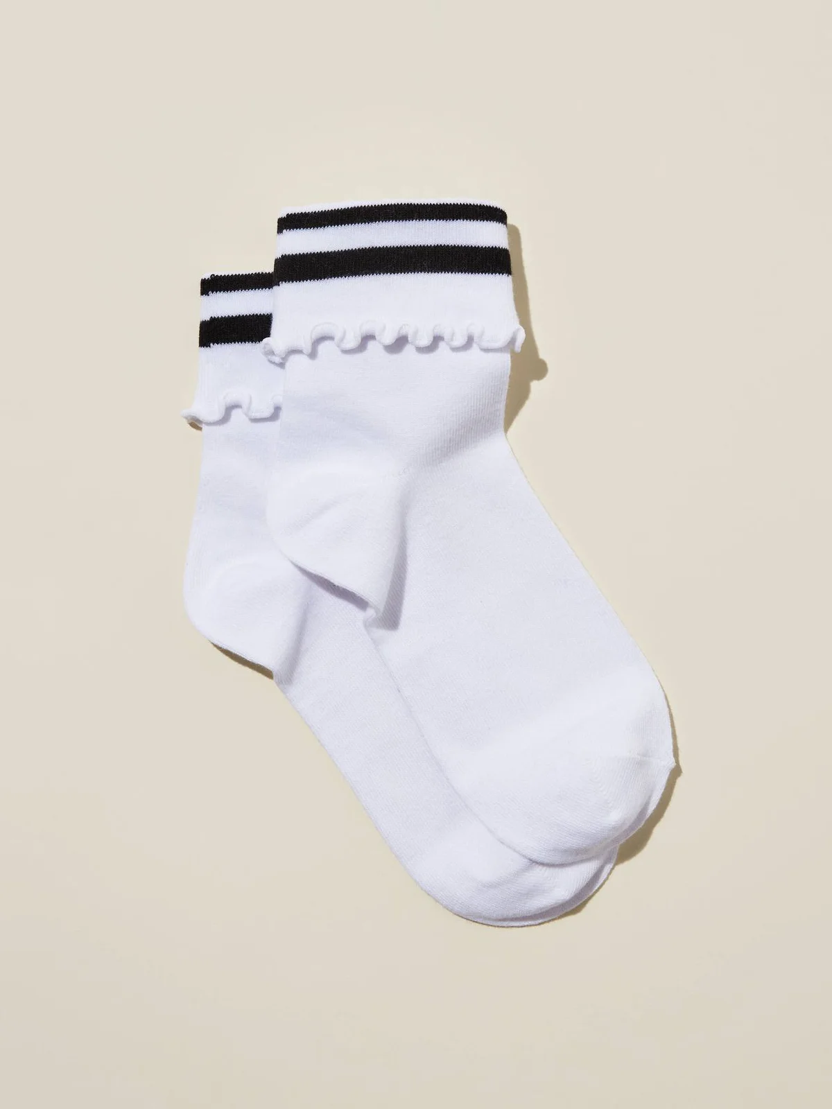 COTTON ON BODY Vớ Ngắn-Active Folded Frill Sock