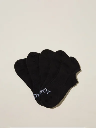 COTTON ON BODY Bộ 5 Đôi Vớ Ngắn Nữ-Body Low Cut Sneaker Socks 5Pk