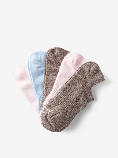 COTTON ON BODY Bộ 5 Đôi Vớ Ngắn Nữ-Body Low Cut Sneaker Socks 5Pk