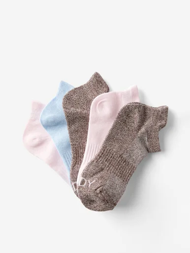 COTTON ON BODY Bộ 5 Đôi Vớ Ngắn Nữ-Body 5Pk Ankle Sport Sock