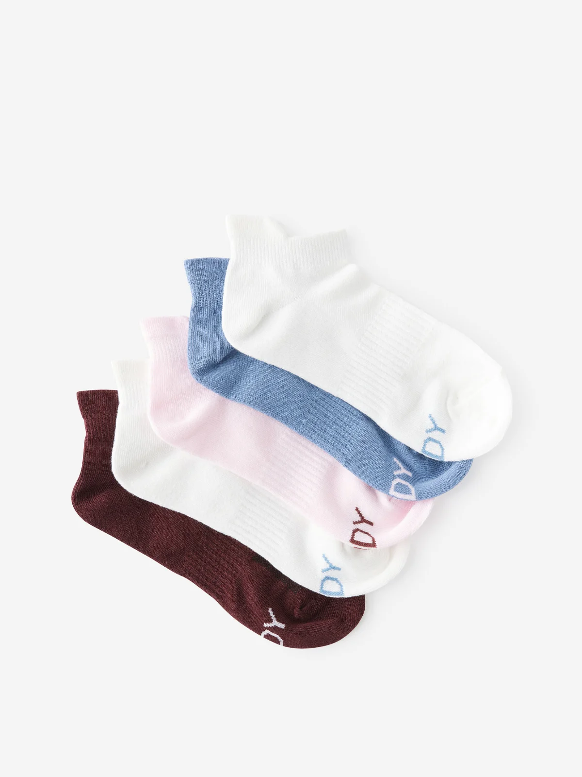 COTTON ON BODY Bộ 5 Đôi Vớ Ngắn Nữ-Body 5Pk Ankle Sport Sock
