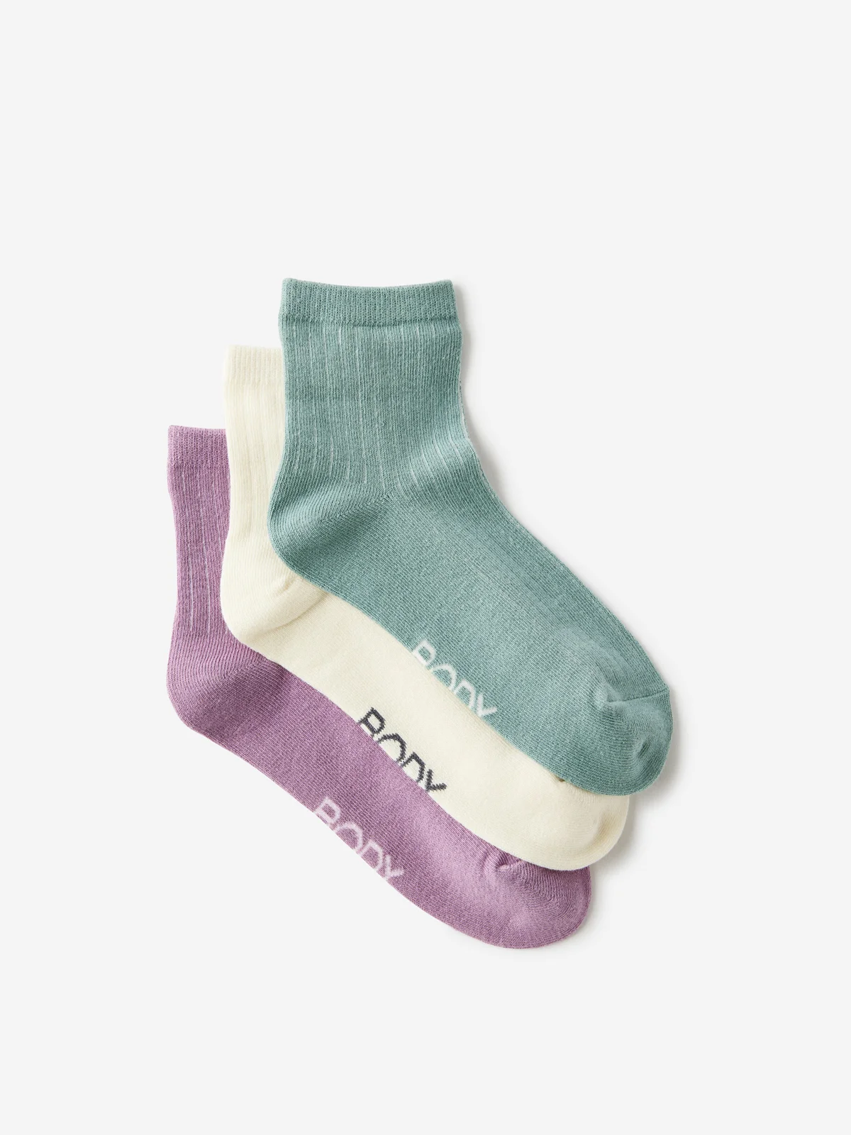 COTTON ON BODY Bộ 3 Vớ Nữ - Body Mid Crew Socks 3Pk