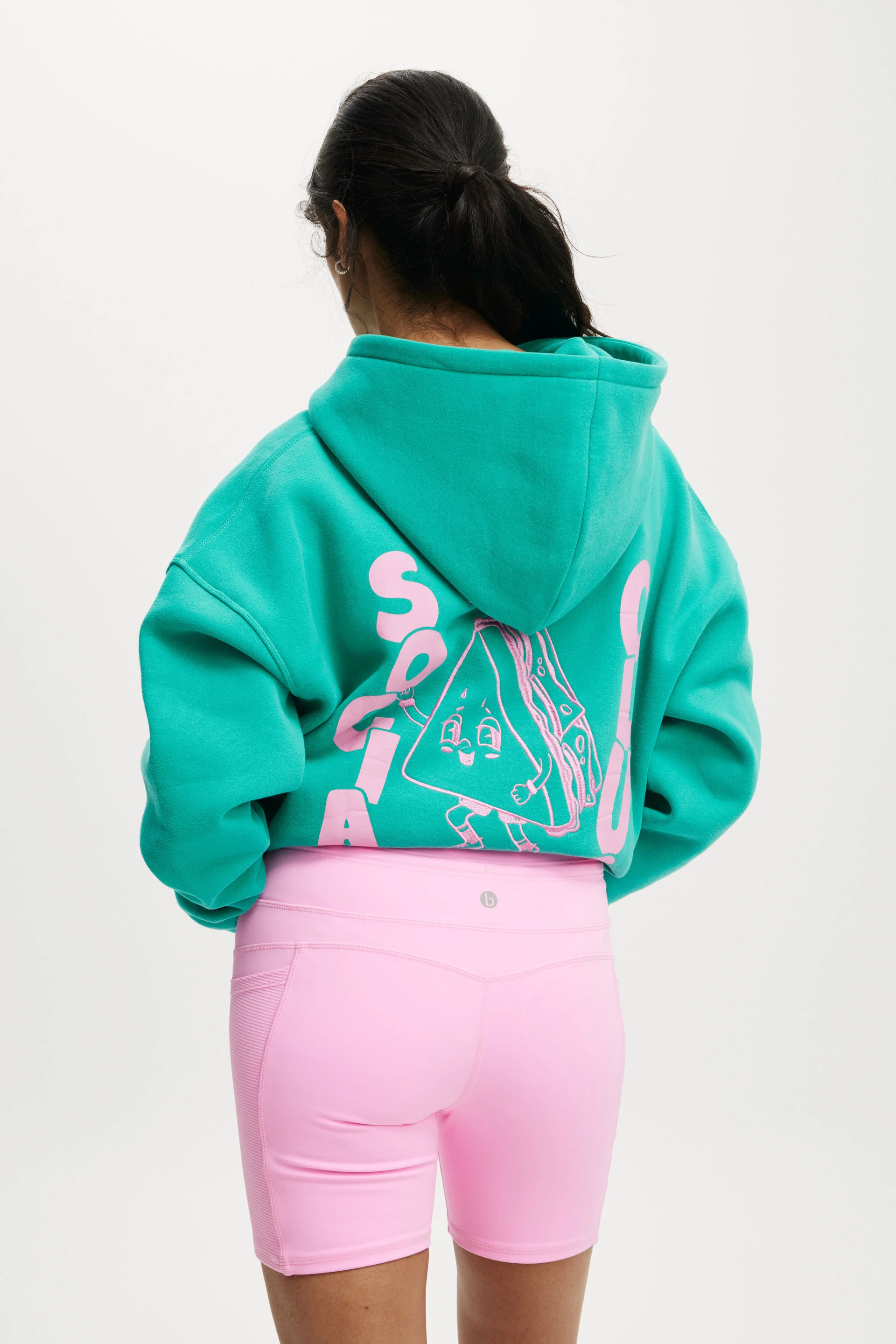 COTTON:ON BODY Quần Thun Ngắn Thể Thao Nữ-Ultimate Run Rib Bike Short