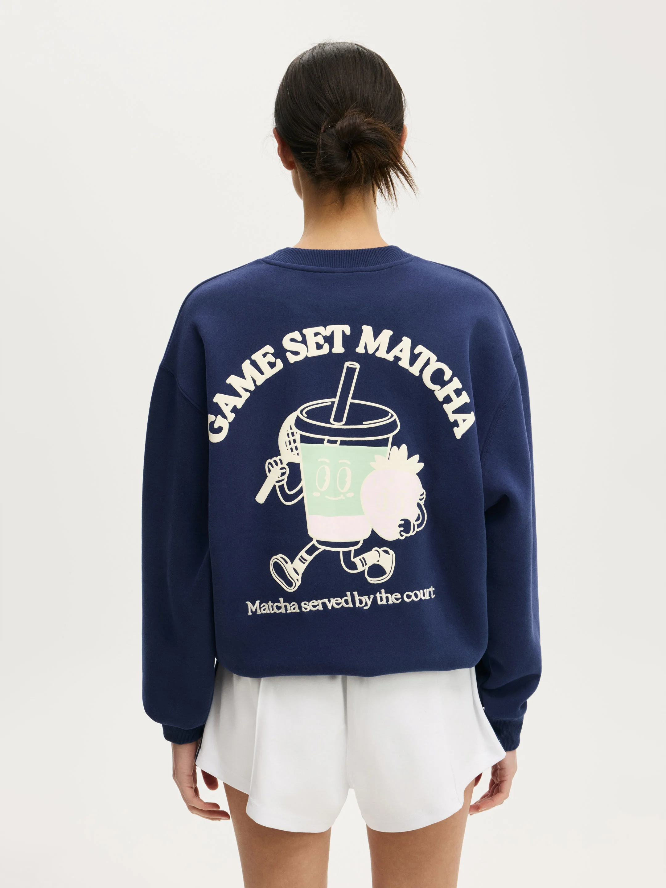 COTTON ON BODY Áo Chui Đầu Dài Tay Nữ-Plush Graphic Crew Sweatshirt