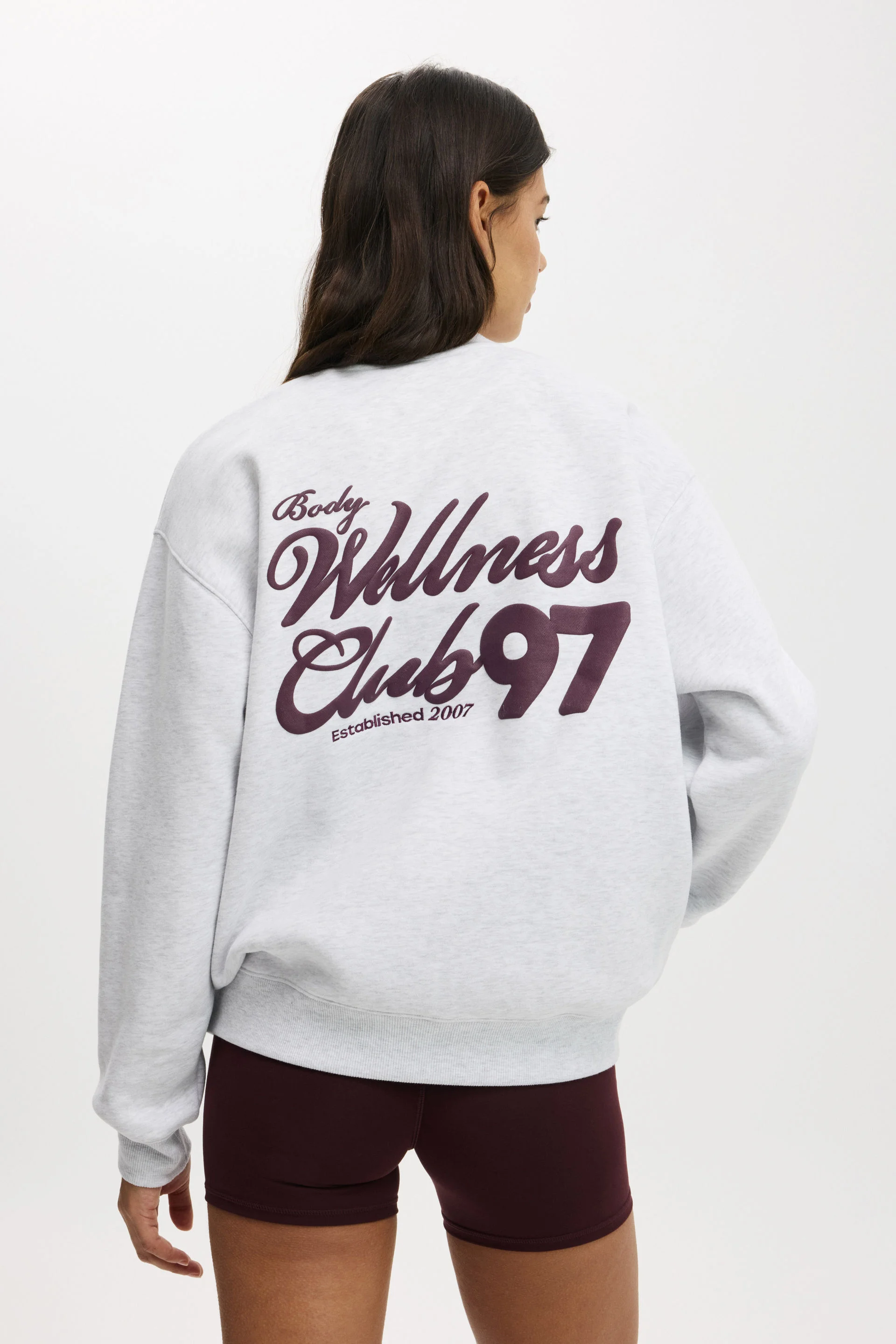 COTTON ON BODY Áo Chui Đầu Dài Tay Nữ - Plush Graphic Crew Sweatshirt