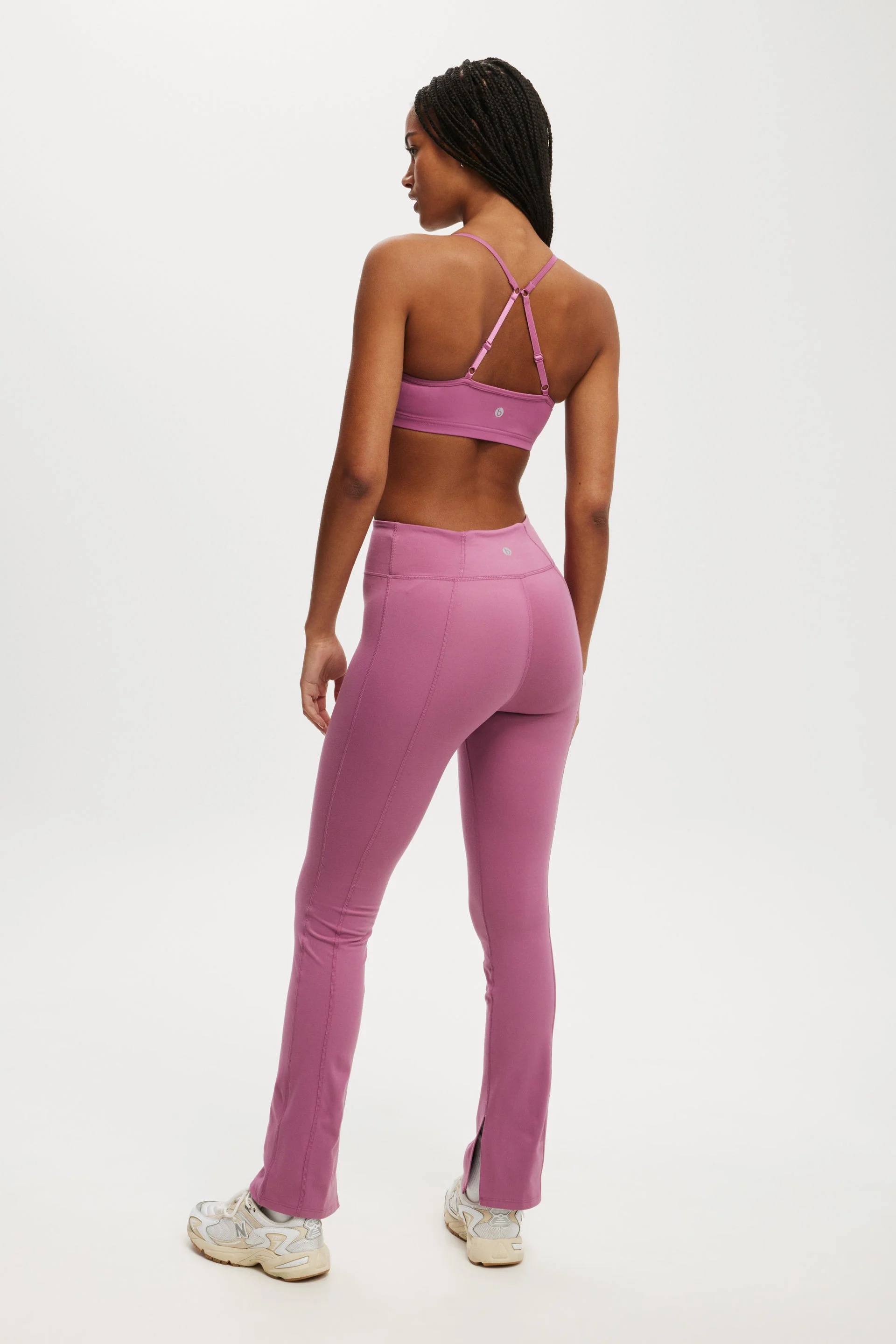 COTTON ON BODY Quần Thun Bó Thể Thao Nữ-Ultra Soft Split Straight Leg- Asia Fit