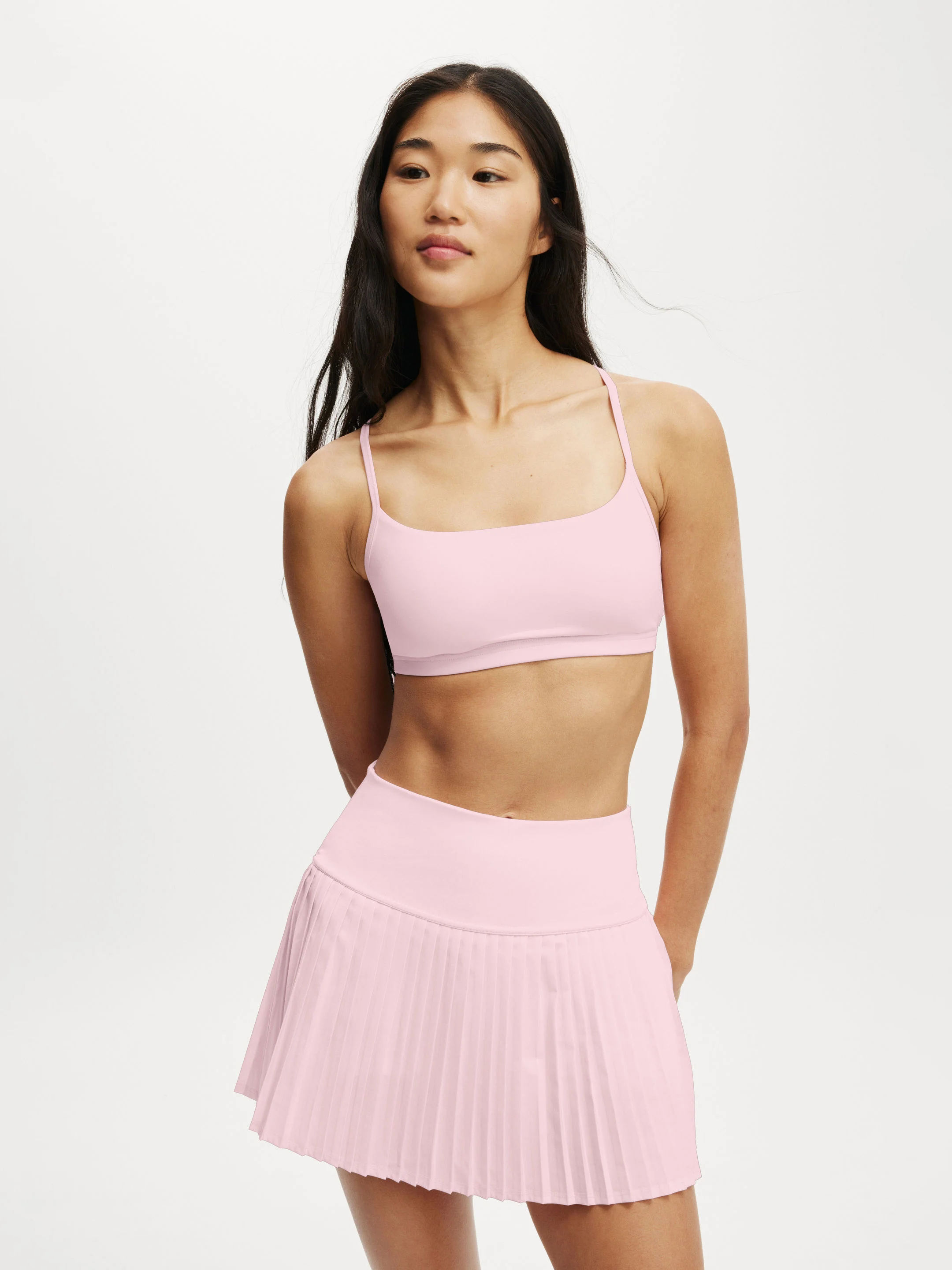 COTTON ON BODY Váy Thun Ngắn Nữ-Shaped Pleated Skirt