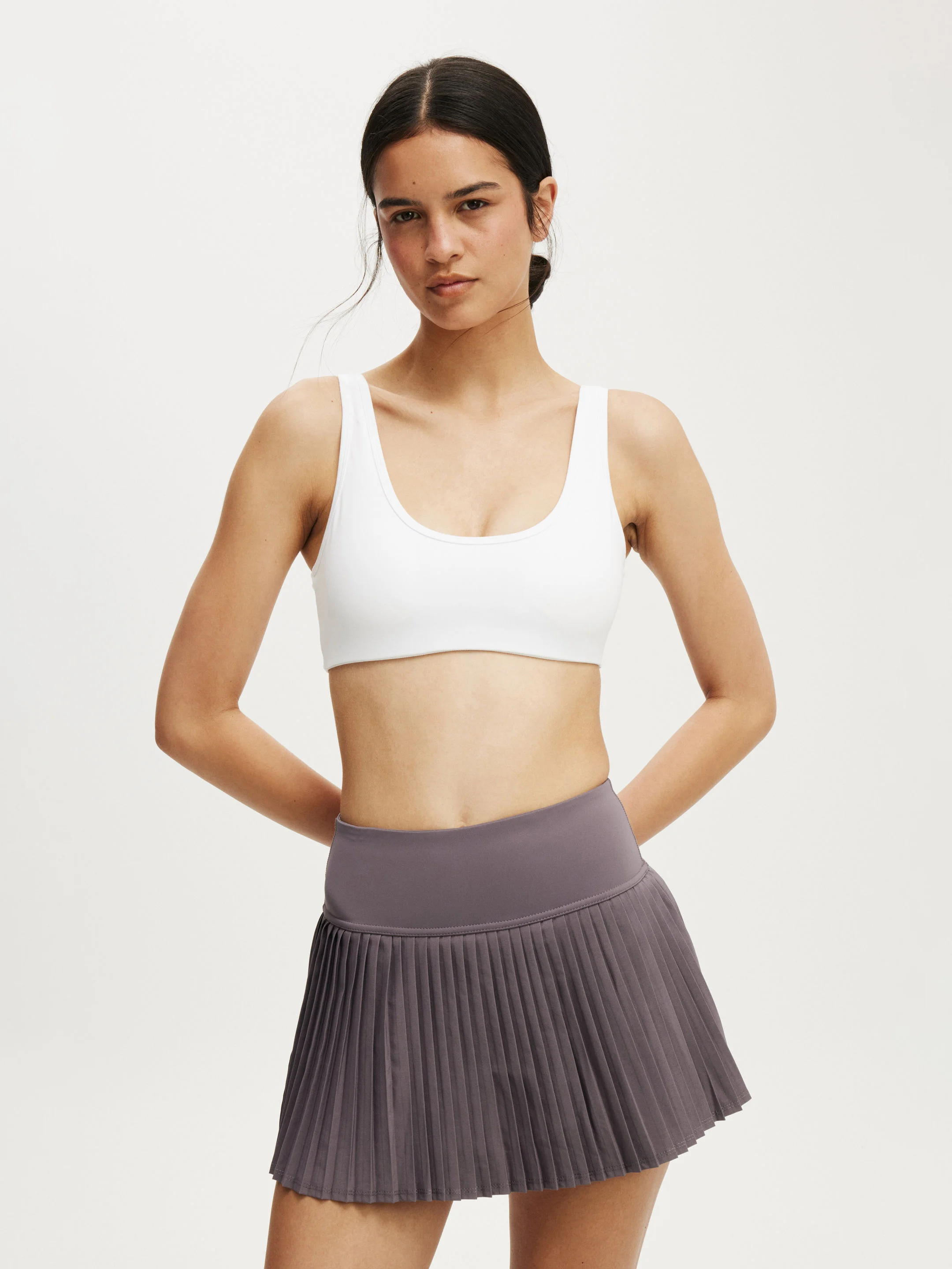 COTTON ON BODY Váy Thun Ngắn Nữ - Shaped Pleated Skirt