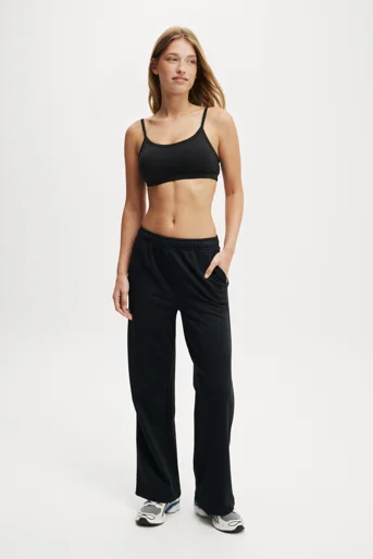 COTTON ON BODY Quần Thun Dài Nữ-Lightweight Fleece Straight Leg Sweatpant Asia Fit