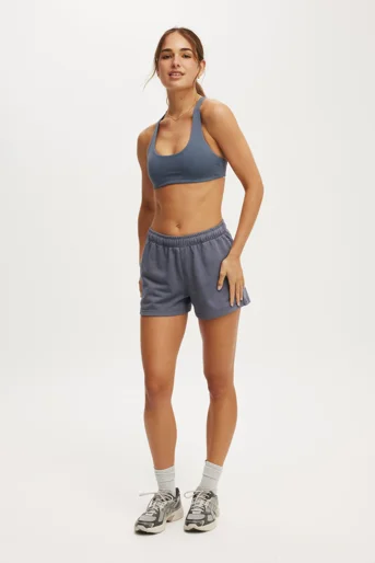 COTTON ON BODY Quần Thun Ngắn Thể Thao Nữ-Lightweight Fleece Gym Short