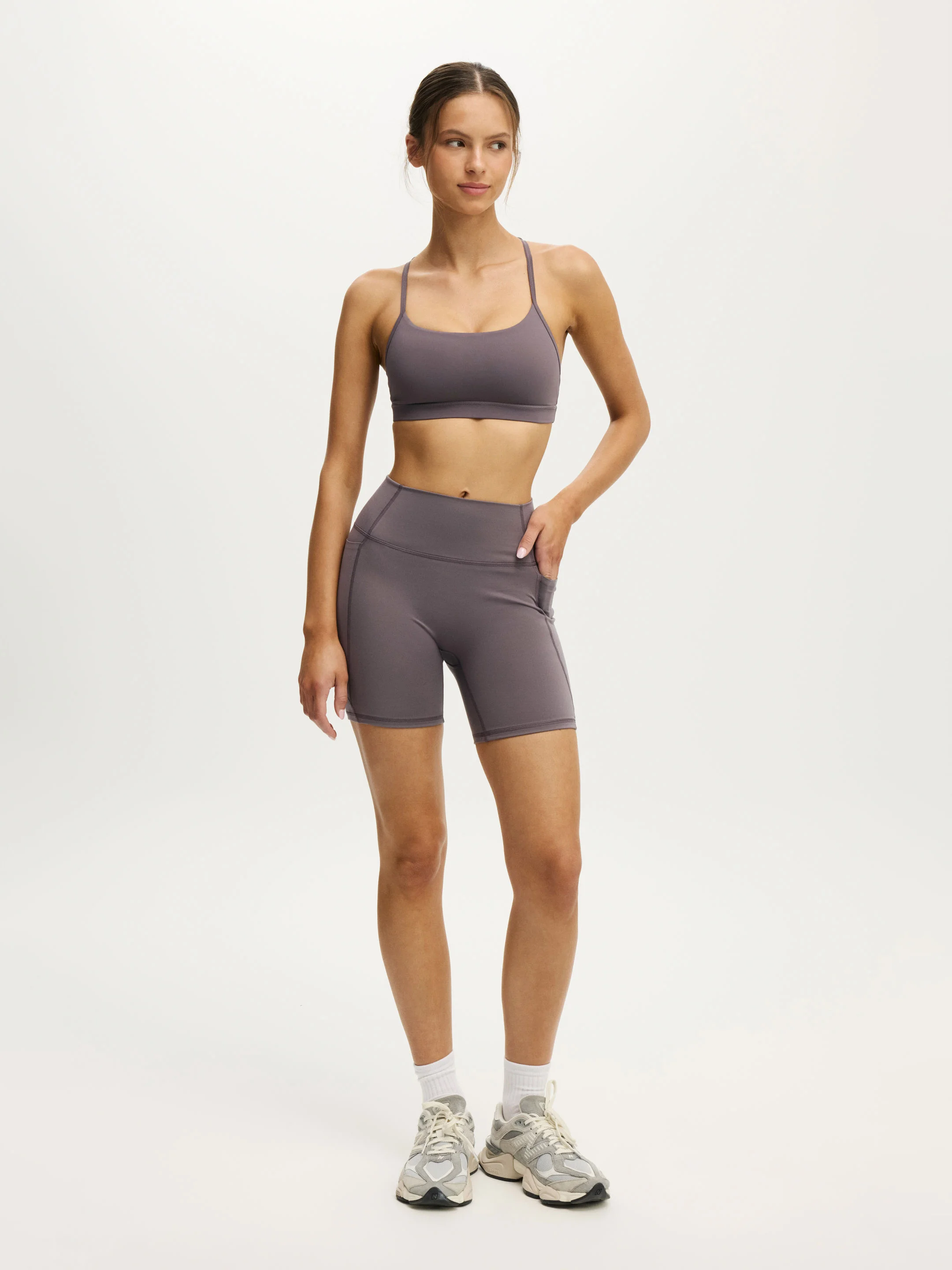 COTTON ON BODY Quần Thun Ngắn Nữ - Ultra Soft Side Pocket Bike Sh