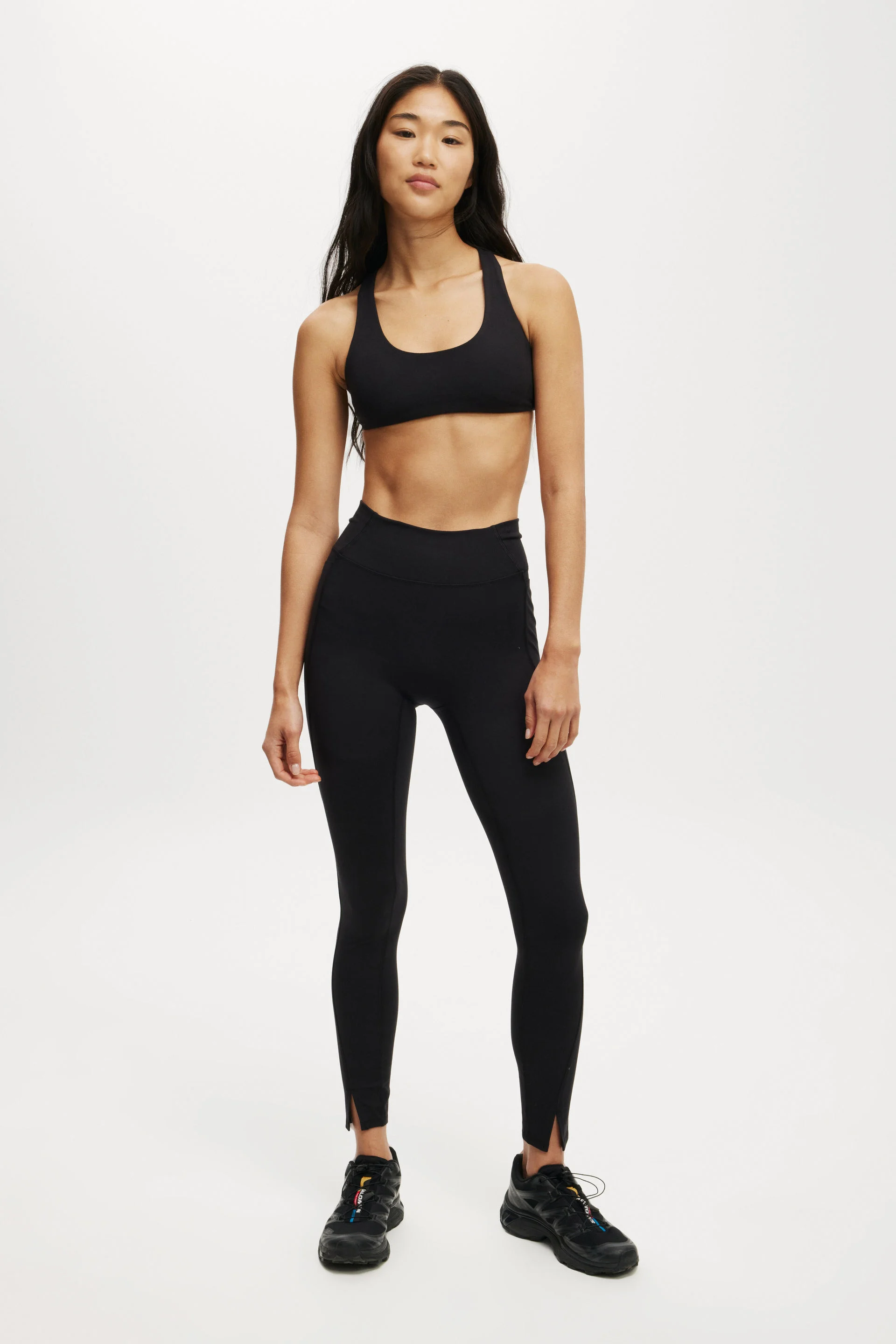COTTON ON BODY Quần Thun Bó Thể Thao Nữ-Ultra Soft Side Pocket Full Length Tight Asia Fit