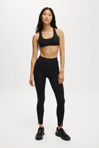 COTTON ON BODY Quần Thun Bó Thể Thao Nữ-Ultra Soft Side Pocket Full Length Tight Asia Fit