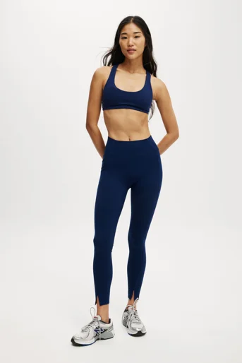 COTTON ON BODY Quần Thun Bó Thể Thao Nữ-Ultra Soft Side Pocket Full Length Tight Asia Fit