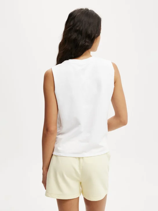 COTTON ON BODY Áo Thun Cộc Tay Nữ-Active Graphic Crew Tank