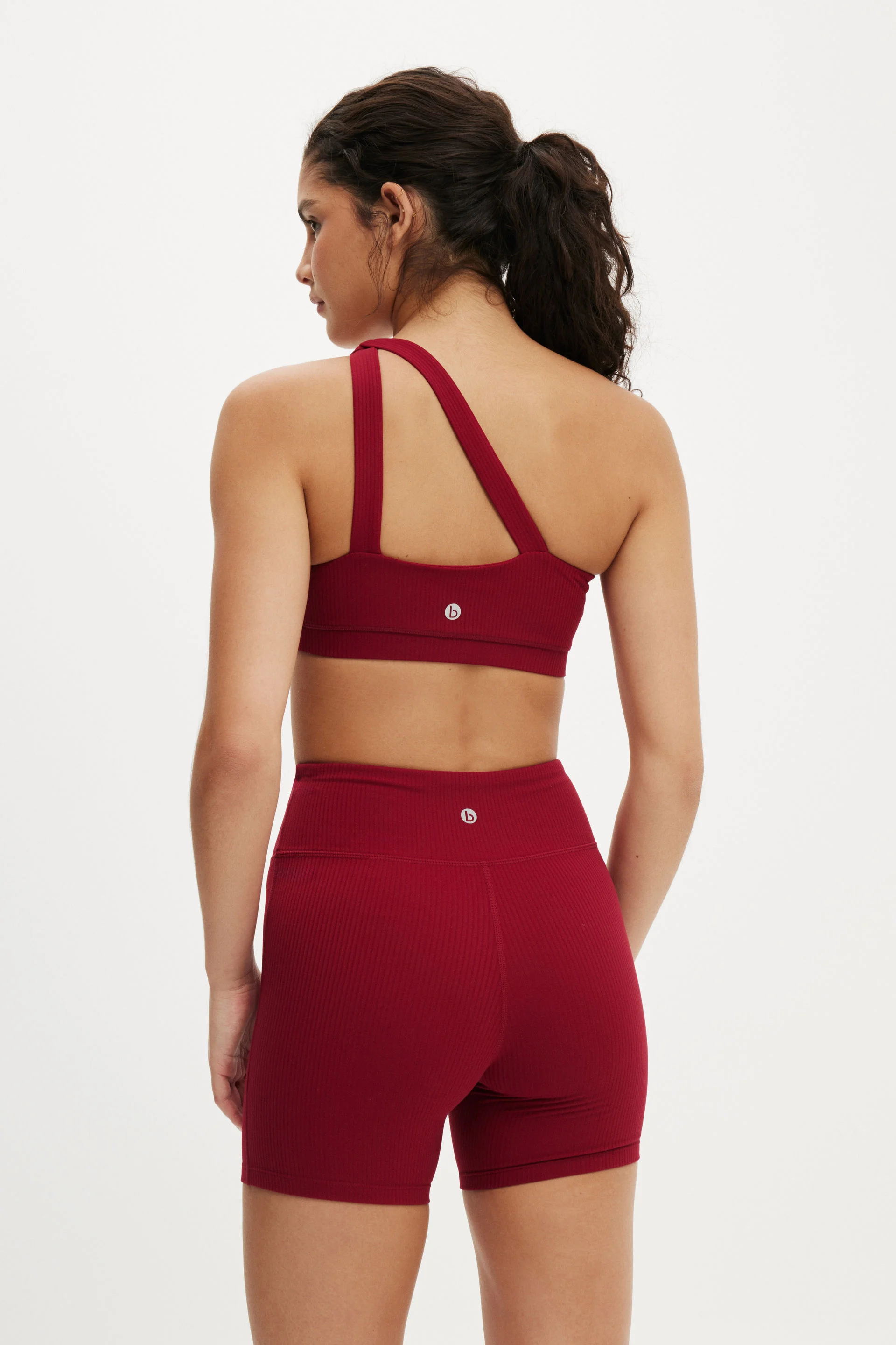 COTTON ON BODY Quần Thun Ngắn Thể Thao Nữ-Ultra Soft Rib Bike Short