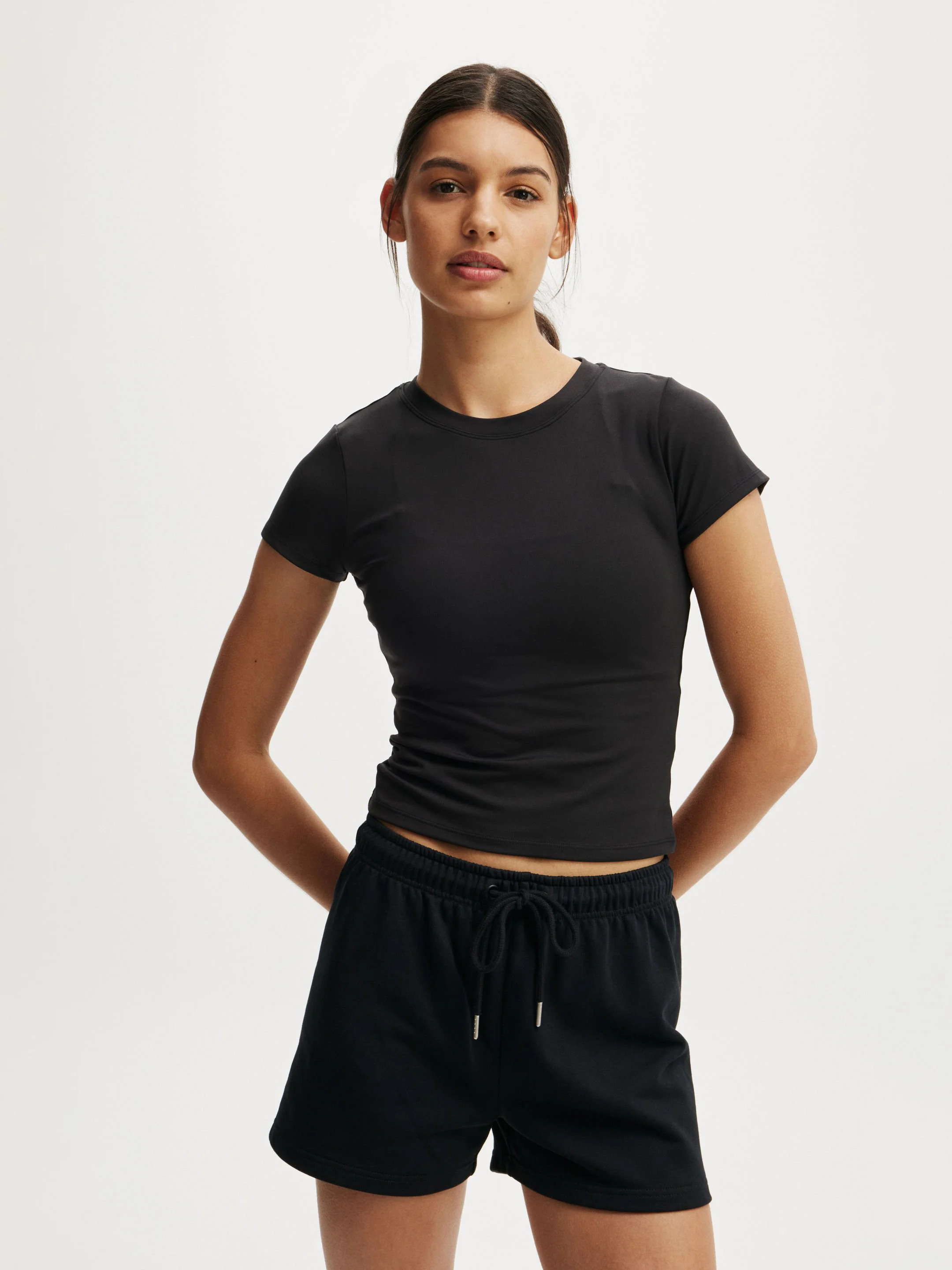 COTTON:ON BODY Áo Thun Ngắn Tay Nữ-Ultra Soft Fitted Tshirt
