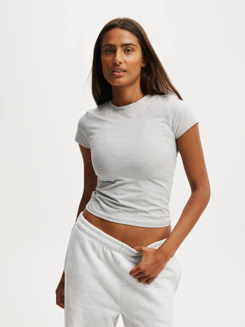 COTTON ON BODY Áo Thun Ngắn Tay Nữ - Ultra Soft Fitted Tshirt