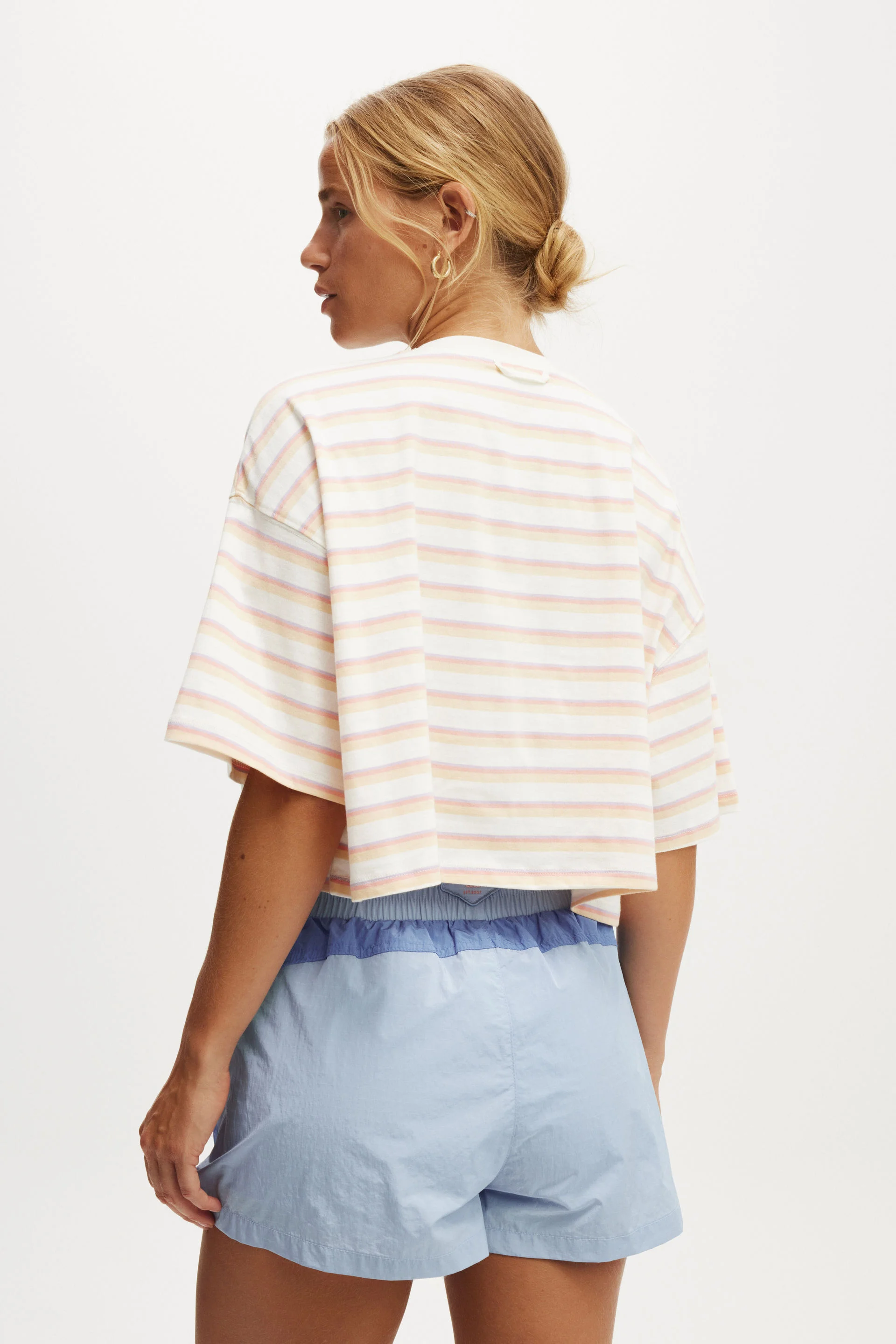 COTTON ON BODY Áo Thun Ngắn Tay Nữ-Active Cropped Graphic Tee
