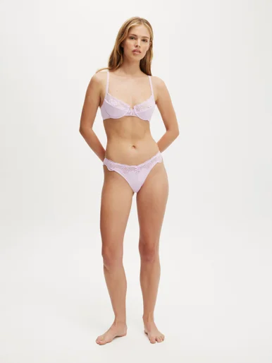 COTTON ON BODY Áo Bra Nữ-Sabrina Lace Lightly Lined Bra