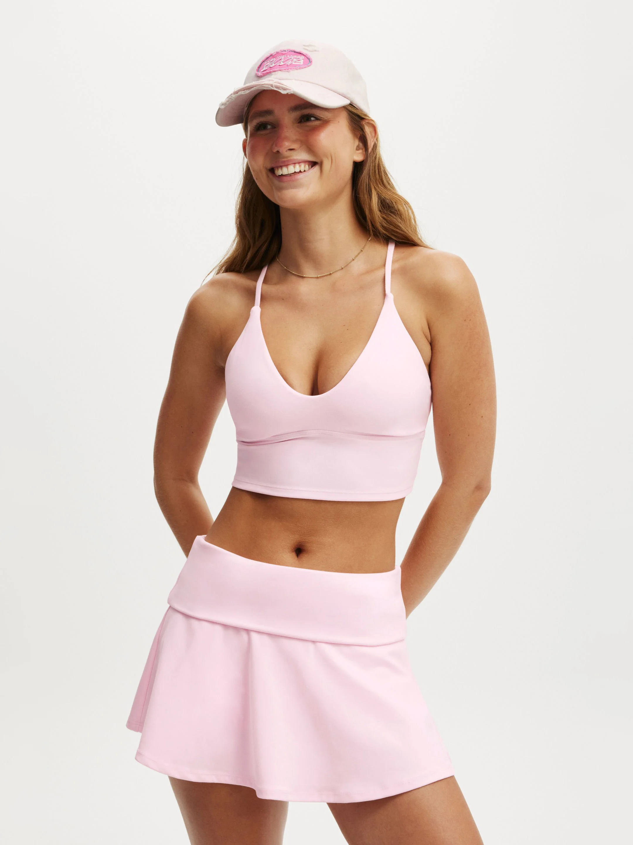 COTTON ON BODY Áo Hai Dây Thể Thao Nữ-Ultra Soft Strappy Tank