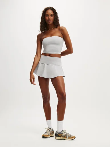 COTTON ON BODY Váy Thun Ngắn Nữ-Ultra Soft Roll Over Skirt