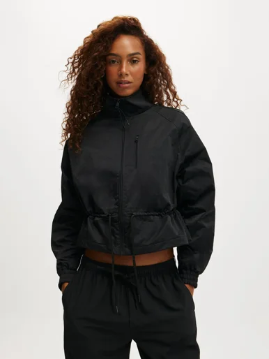 COTTON ON BODY Áo Khoác Dài Tay Nữ - Track Side Cropped Anorak