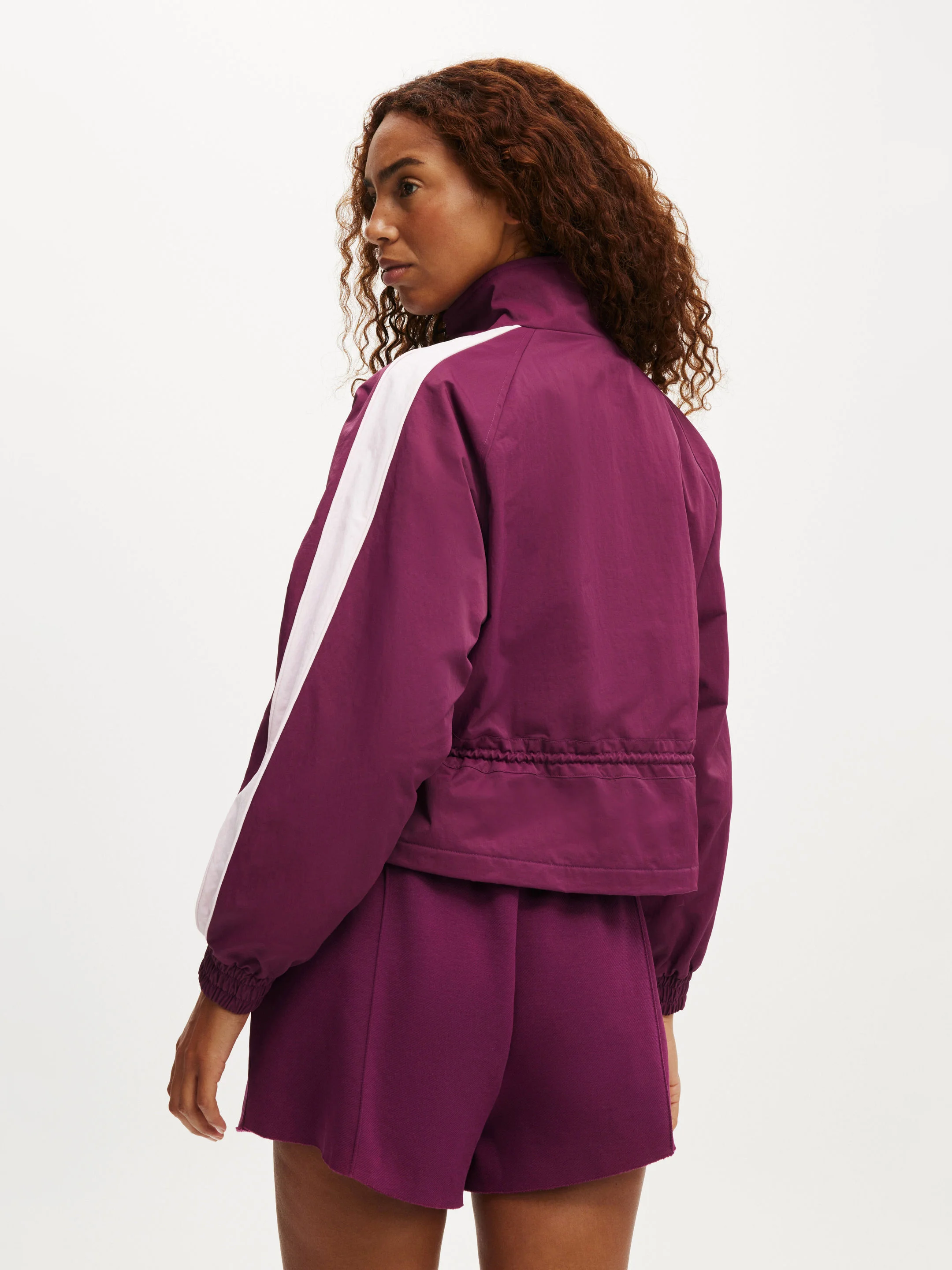 COTTON ON BODY Áo Khoác Dài Tay Nữ-Track Side Cropped Anorak