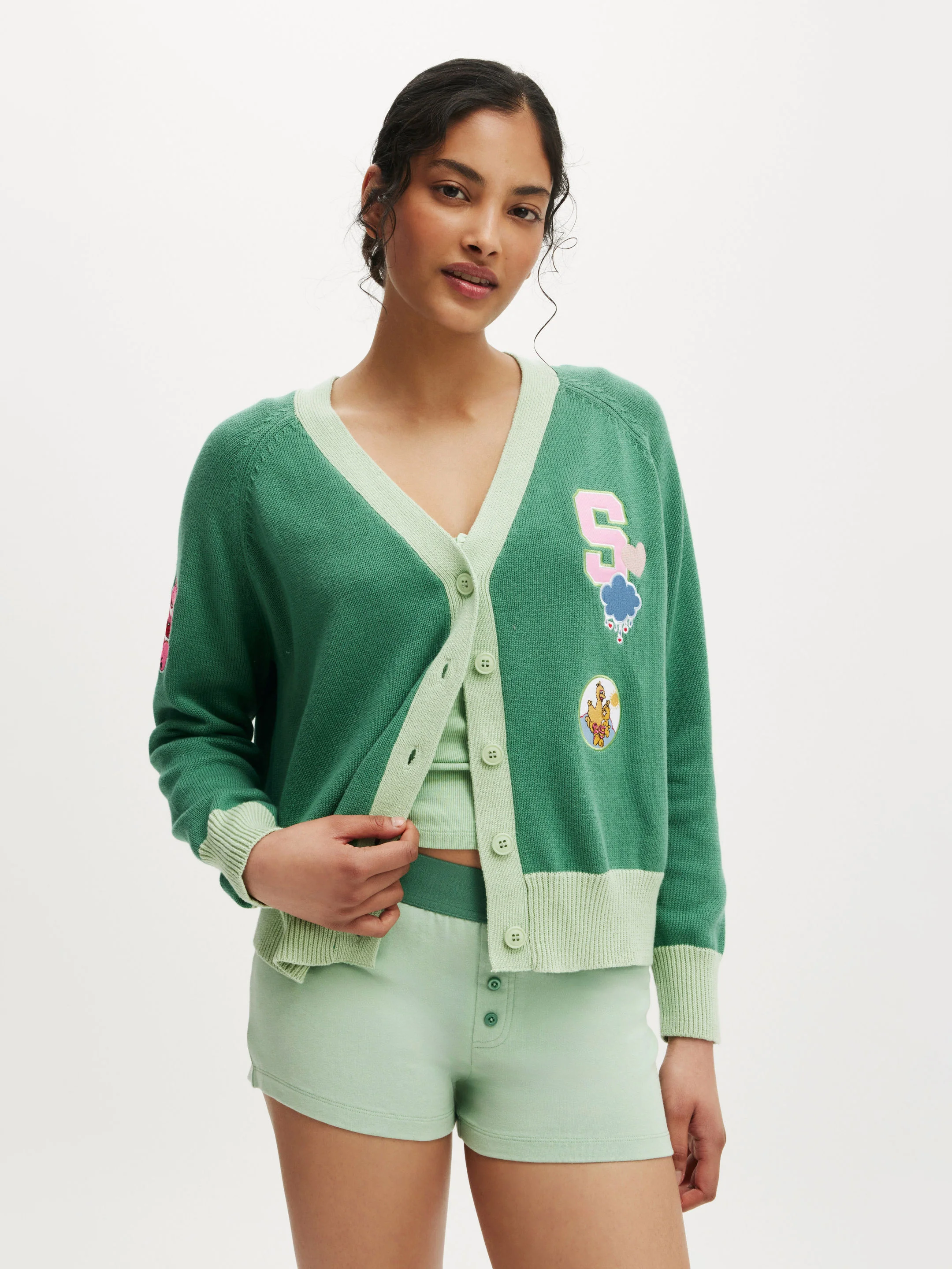 COTTON ON BODY Áo Khoác Cardigan-License Button Up Cardigan