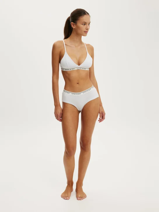 COTTON ON BODY Quần Lót Nữ - Branded Cotton Cheeky Boyshort