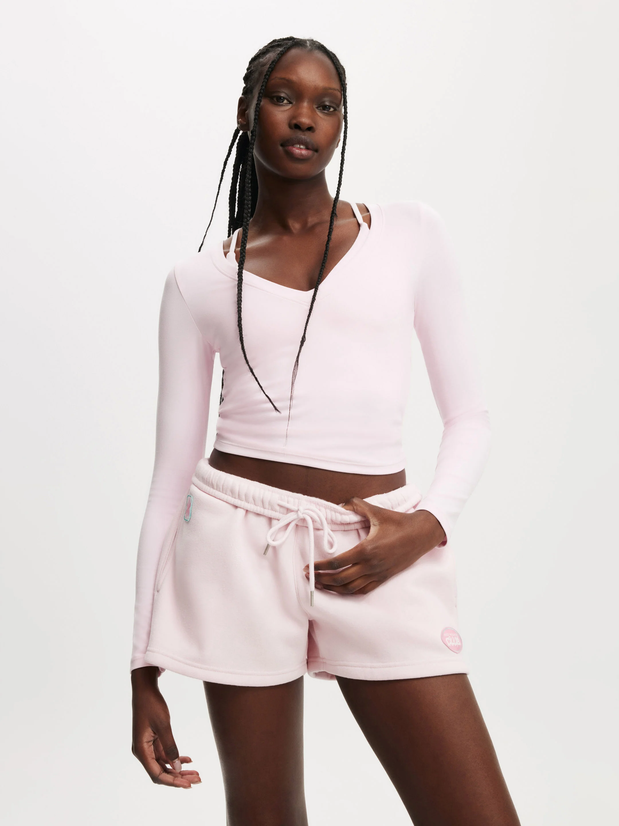 COTTON ON BODY Áo Thun Dài Tay Nữ - Ultra Soft Plunge Front Long Sleeve
