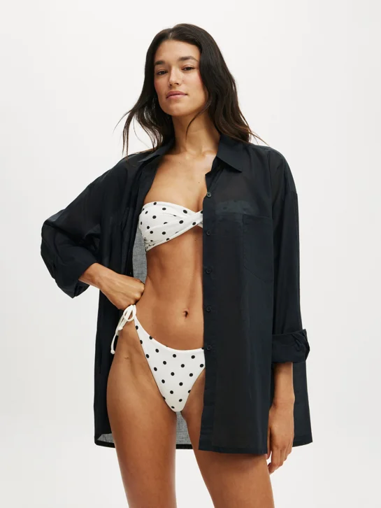 COTTON ON BODY Áo Sơ Mi Dài Tay Nữ - The Resort Long Sleeve Shirt