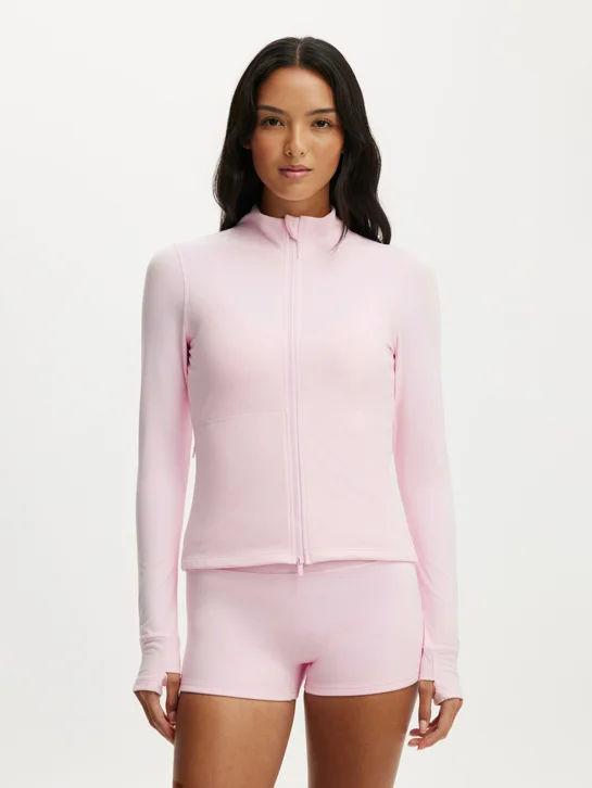 COTTON ON BODY Áo Khoác Dài Tay Nữ-Ultra Soft Zip Through Jacket