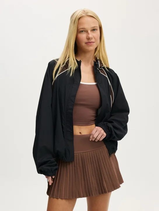 COTTON ON BODY Áo Khoác Dài Tay Nữ-Contrast Curve Panel Anorak