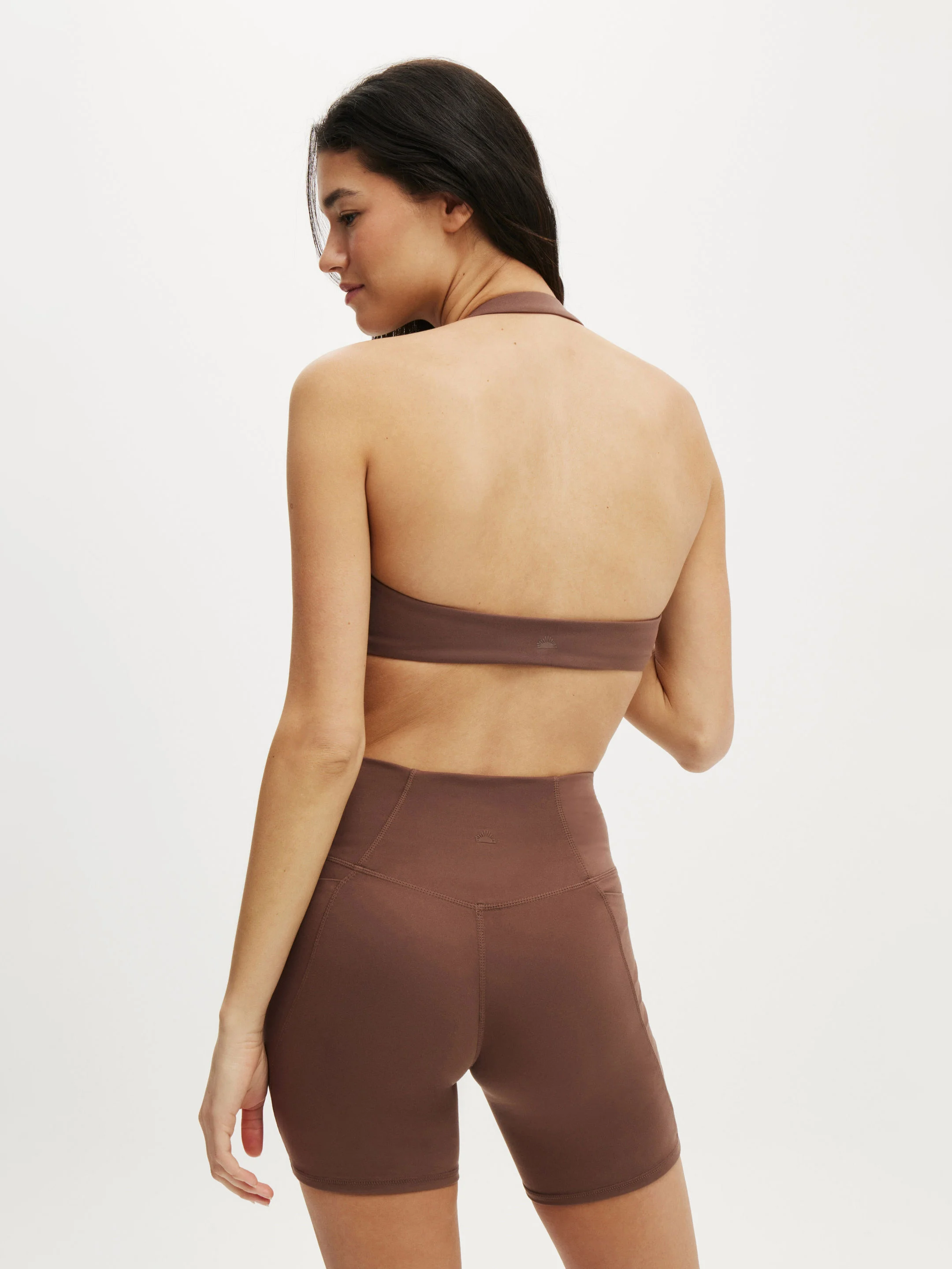 COTTON ON BODY Áo Bra Thể Thao Nữ-Ultra Soft Scrunch Halter Crop