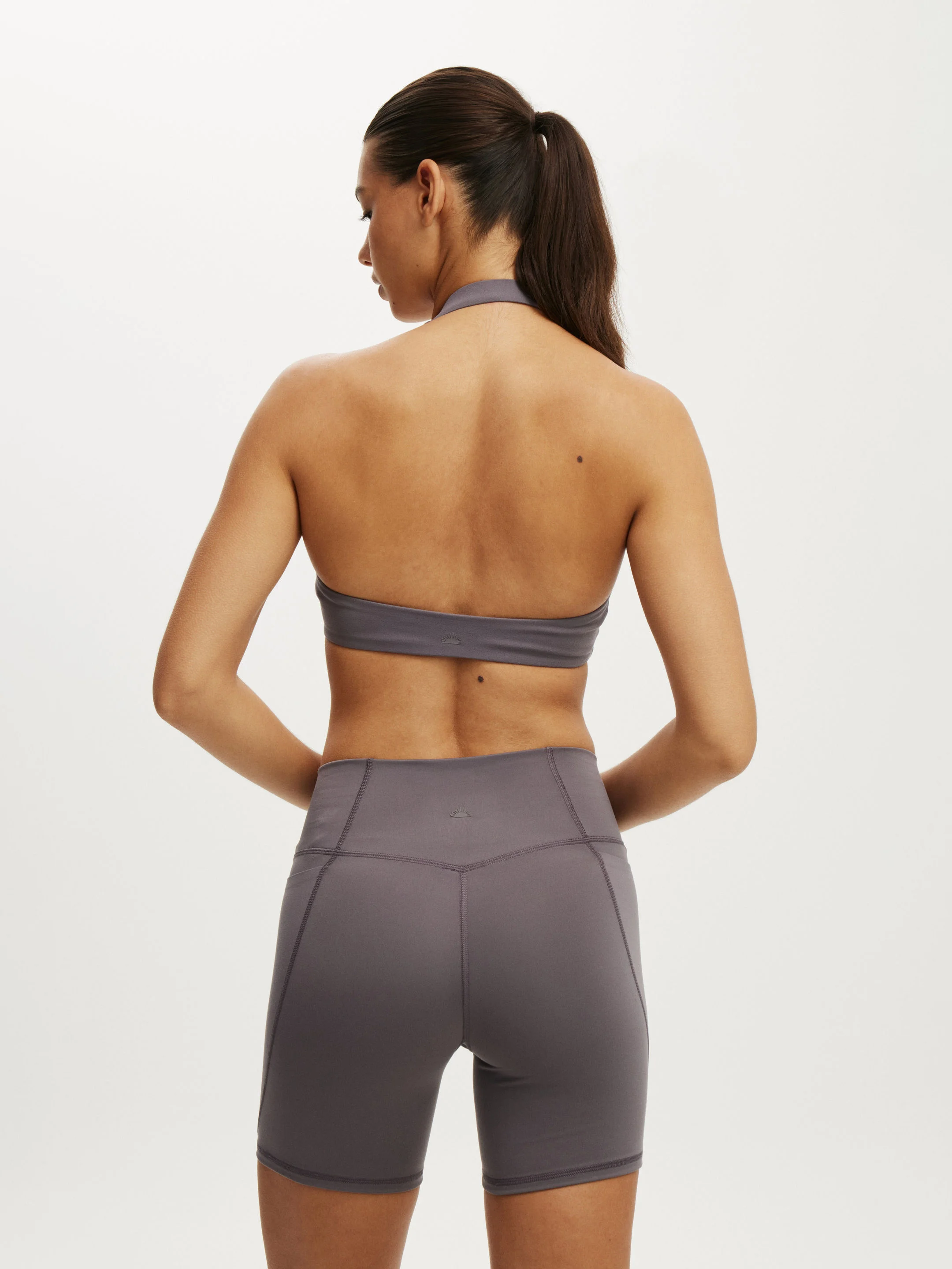 COTTON ON BODY Áo Bra Thể Thao Nữ-Ultra Soft Scrunch Halter Crop
